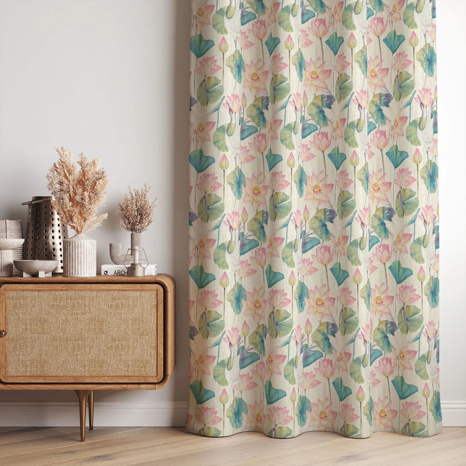 Curtain fabric collection featuring UK-made designs by the metre