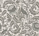 Acanthus Linen Curtain Fabric in Grey, creating a sophisticated and elegant look for any room