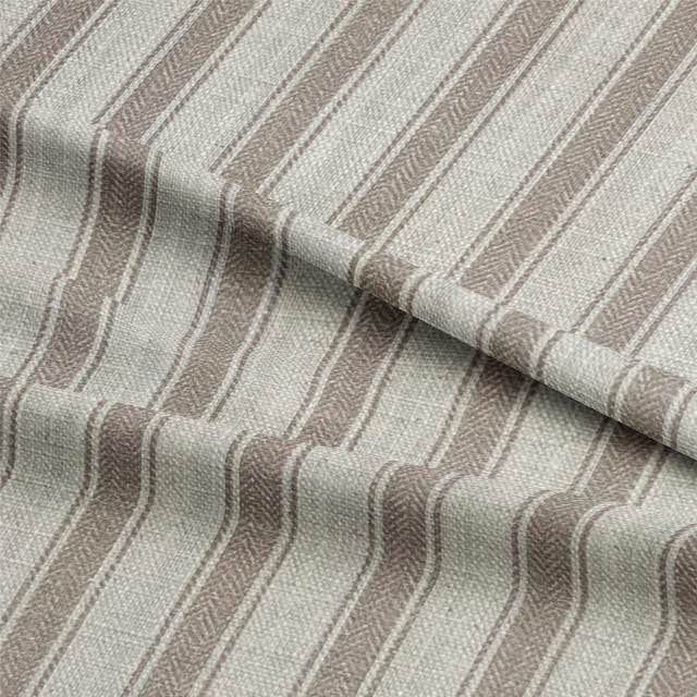 Albany Stripe Upholstery Fabric in Blue and Cream Color Palette, Durable and Stylish for Home Decor and Furniture Upholstery Projects
