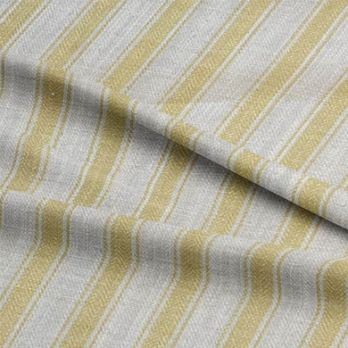 Close-up image of the Albany Stripe Fabric, featuring a classic striped pattern in neutral tones, perfect for upholstery and home decor projects