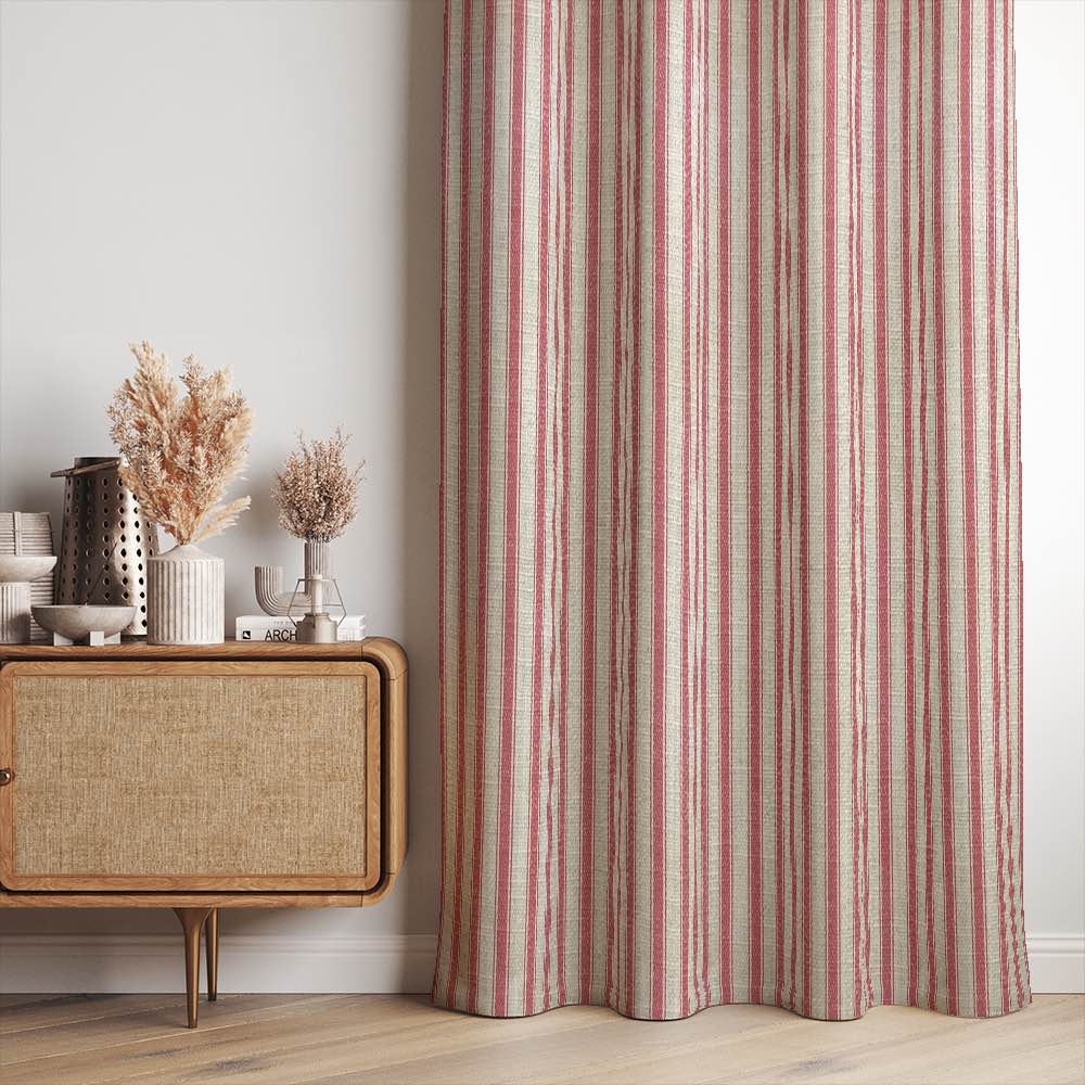 Albany Stripe Fabric in a beautiful blue and white design, perfect for adding a touch of elegance to any home decor or upholstery project