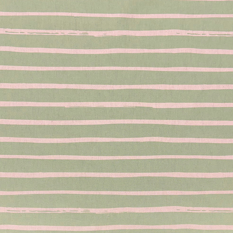 Alcantara Lemongrass striped curtain fabric featuring a warm yellow-green tone for fresh and lively interiors.