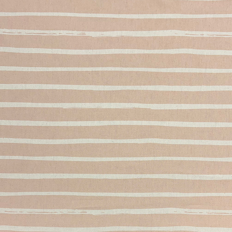 Alcantara Natural striped curtain fabric in an elegant neutral tone, perfect for classic or modern interiors.