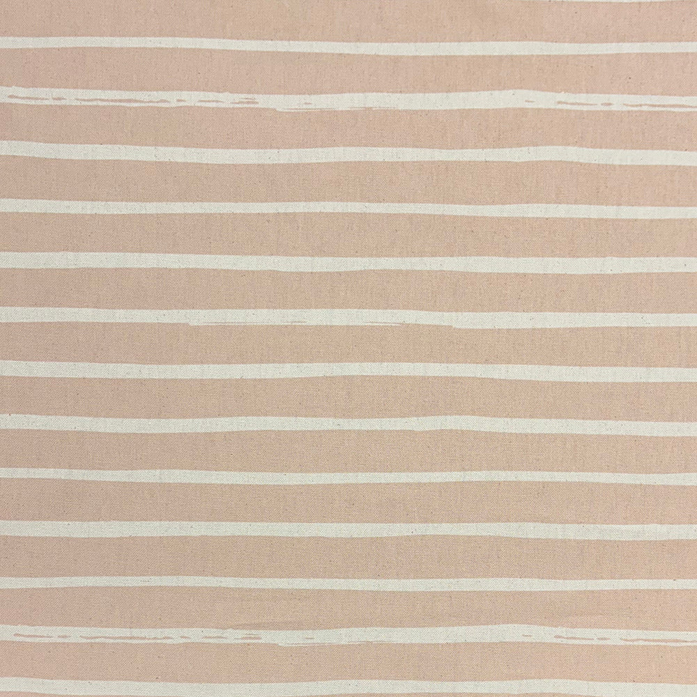 Alcantara Natural striped curtain fabric in an elegant neutral tone, perfect for classic or modern interiors.