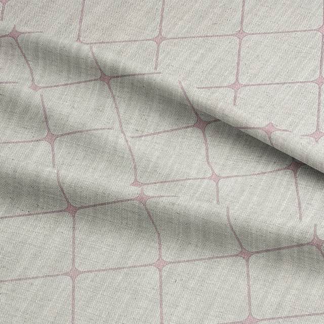 Ampthill Mauve Chalk - Linen Fabric
