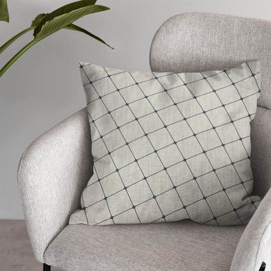 Ampthill Midnight - Linen Curtain Fabric