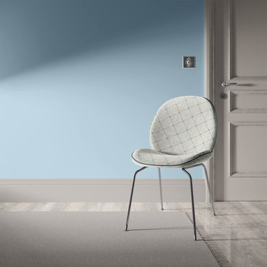 Ampthill Sky Blue - Linen Upholstery Fabric For Sale
