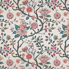 Amrita Green - Floral Crewel Upholstery Fabric