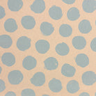 Arno Spot Baby Blue curtain fabric with polka dot print, ideal for stylish home décor.