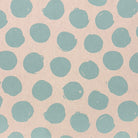 Arno Spot Duck Egg curtain fabric, featuring a soft blue-green polka dot pattern for an elegant style.
