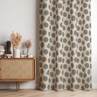 Arno Spot Fennel fabric, a printed curtain fabric perfect for adding subtle colour and texture.