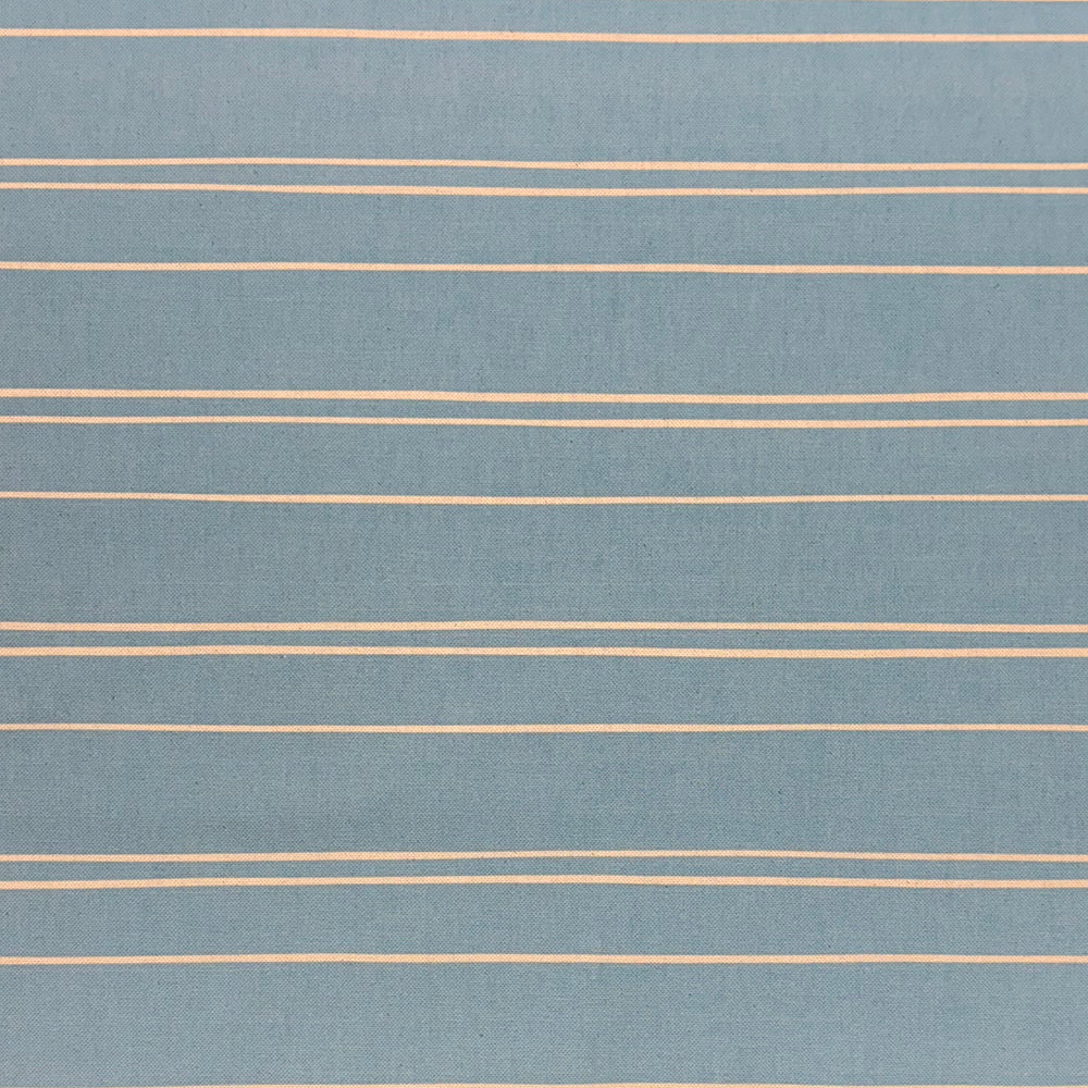 Sky blue striped upholstery fabric with a fresh, airy look