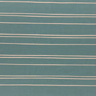 Teal striped upholstery fabric with a rich, sophisticated hue