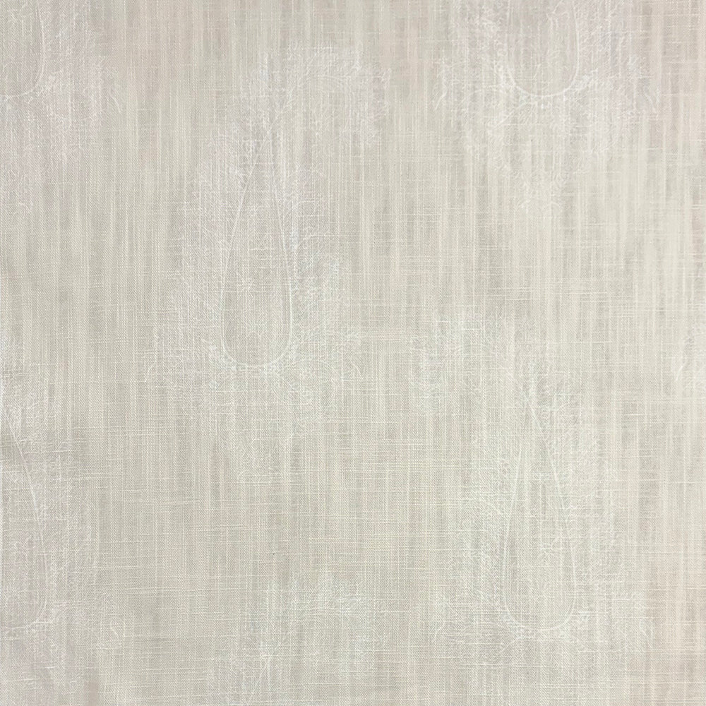 aku Paisley Linen curtain fabric with subtle natural-toned paisley pattern on a soft linen background.