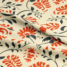 Bamburgh Linen Curtain Fabric in vibrant red color, perfect for adding a pop of color to any room decor