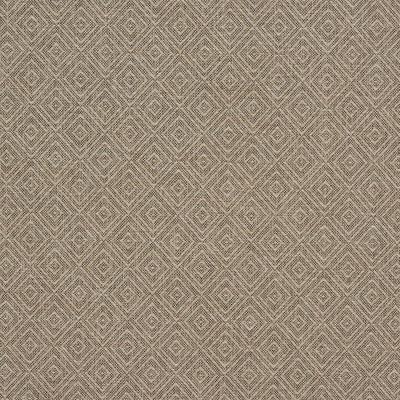 Biscuit-toned woven upholstery fabric with a fire retardant finish.