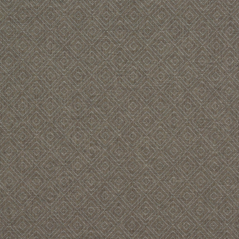 Mushroom brown diamond trellis fabric, designed for robust upholstery.