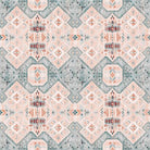 Boho Ankara Linen Upholstery Fabric in Earthy Tones, Perfect for Rustic Home Decor