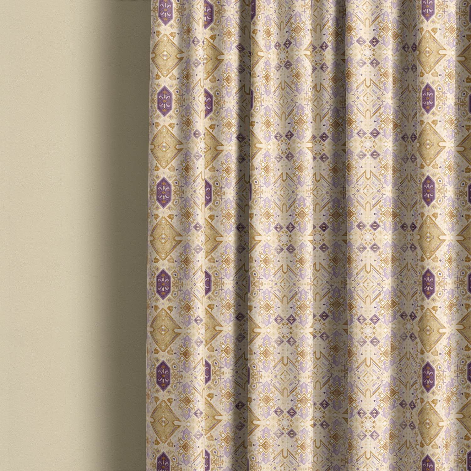 Boho Bursa Upholstery Fabric displayed in a living room setting, creating a cozy and stylish ambiance