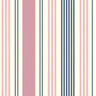 Boston Stripe Cotton Curtain Fabric in pink – 100% cotton
