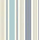 Close-up image of Boston Stripe Cotton Curtain Fabric in Mineral color, showcasing the textured pattern and soft feel of the fabric