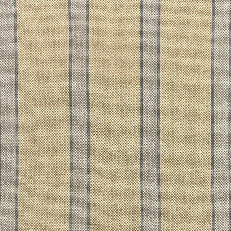 Braemar Blue striped upholstery fabric flat image, cotton-linen stripe fabric by the metre for chairs, cushions, curtains and blinds