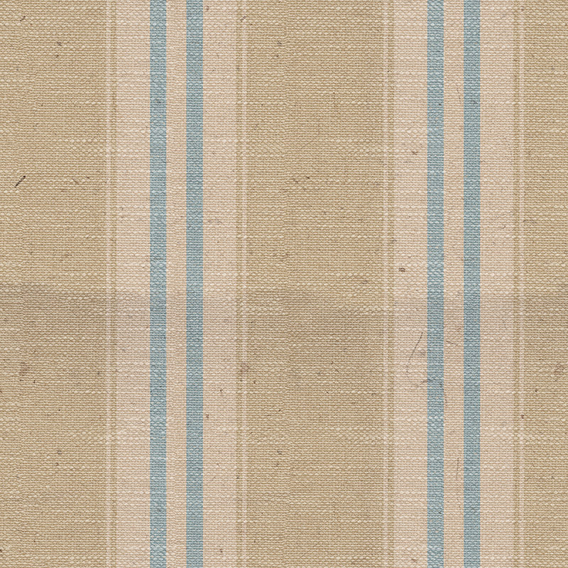 Braemar Stripe Upholstery Fabric in Sky flat fabric image