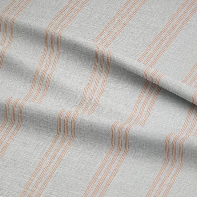 Brampton Stripe Burnt Orange - Striped Upholstery Fabric For Sale