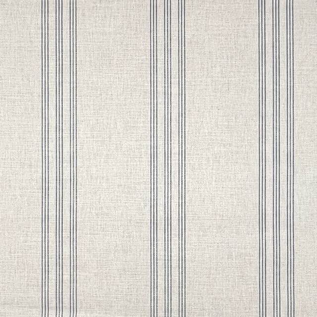 Brampton Stripe Charcoal - Striped Upholstery Fabric
