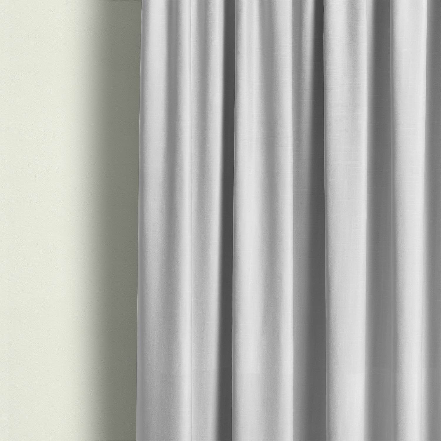 Ivory Broadway Linen Curtain Fabric draping beautifully in a home setting