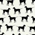 Buddy Cotton Curtain Fabric in Black