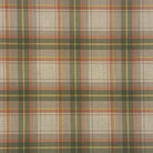 Cairn Plaid Satsuma linen cotton curtain fabric with terracotta and neutral check weave