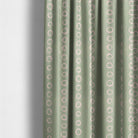 Calaggio Lemongrass Spot Curtain Fabric - Interior Setting featured in a fresh and bright space.