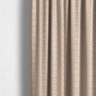 Calaggio Natural Spot Curtain Fabric - Home Styling complementing a minimalist and neutral decor.