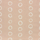 Calaggio Natural Spot Curtain Fabric - Flat Sample with a classic neutral background and soft circular detailing.