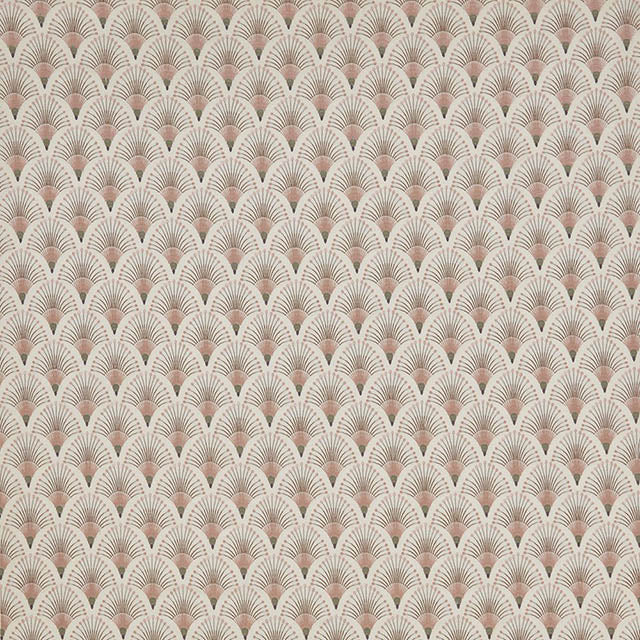 Camille Rosedust - Embroidered Curtain Fabric