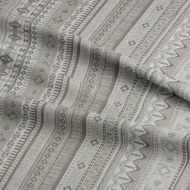 Kalaat Stripe Natural - Moroccan Inspired Upholstery Fabric For Sale