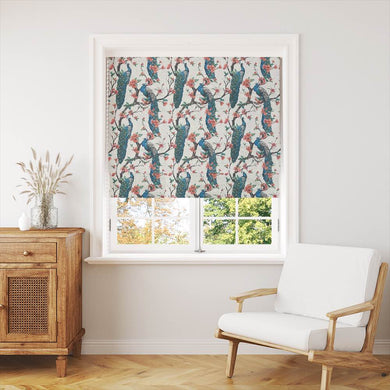  Gorgeous Chinoise Peacock Curtain Fabric with a unique and eye-catching pattern, adding a touch of exotic flair to your decor