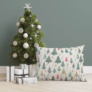 Christmas Forest - Christmas Fabric For Decorative Cushions