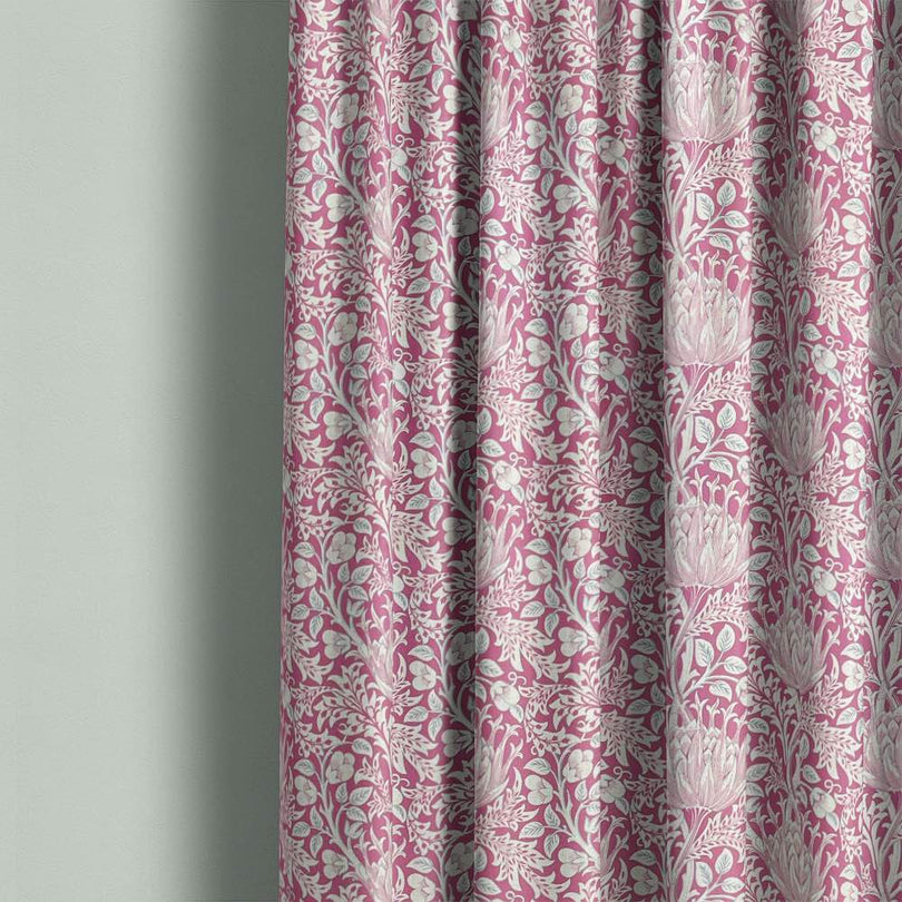 Beautiful Cynara Flower Fabric, a stunning floral pattern perfect for upholstery and home decor projects