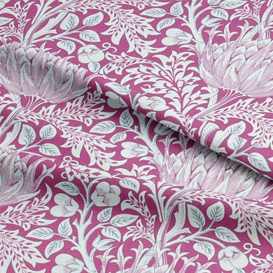 Beautiful Cynara Flower Fabric with intricate floral design and vibrant colors