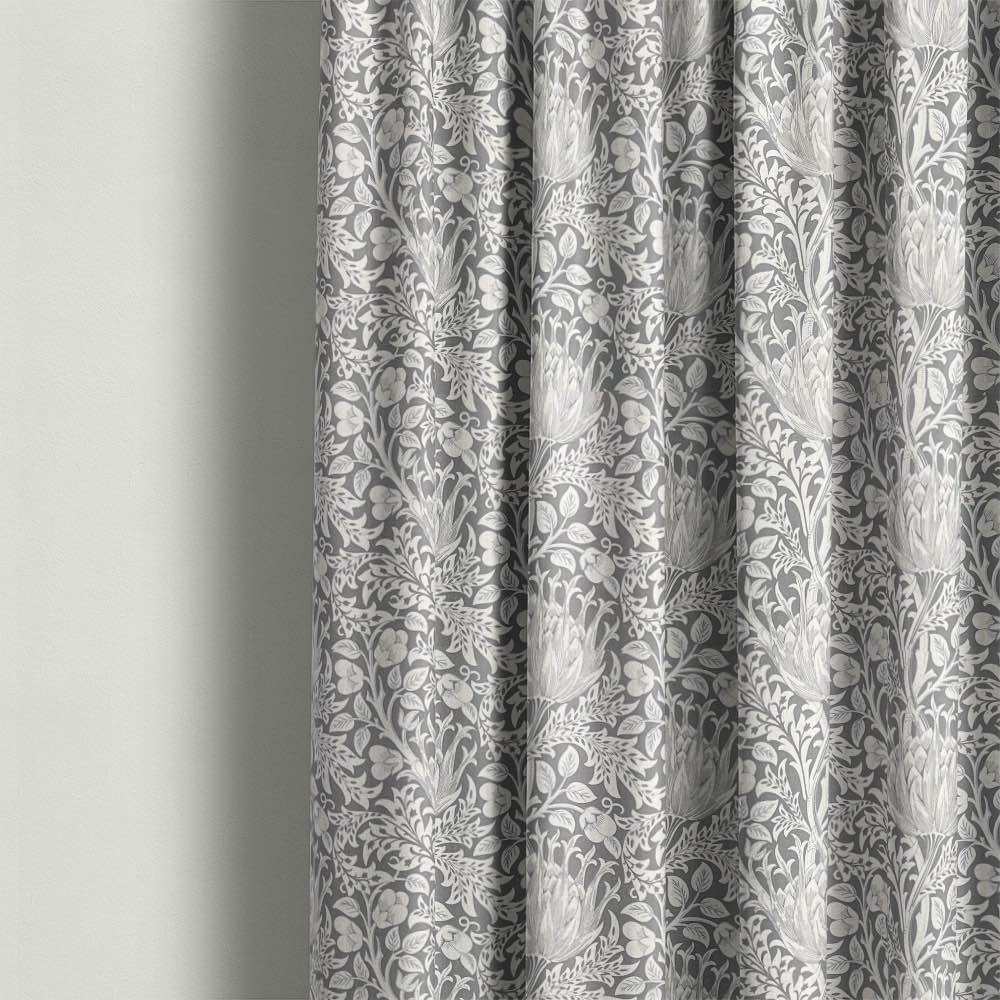 Beautiful Cynara Flower Fabric with intricate floral patterns and rich, vibrant colors