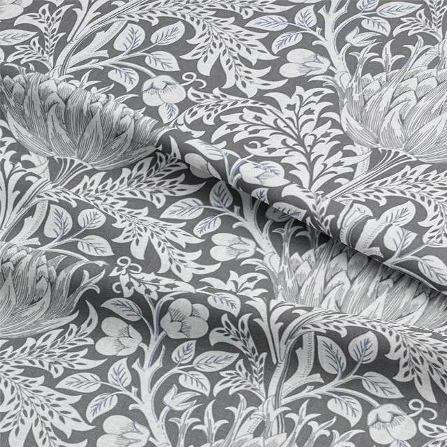 High-quality Cynara Flower Fabric, featuring beautiful floral pattern and durable material for versatile use in home decor and fashion projects
