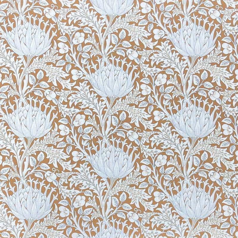 Beautiful Cynara Flower Fabric, a vibrant and elegant floral pattern for home decor