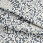 Beautiful Cynara flower pattern upholstery fabric in shades of green and purple