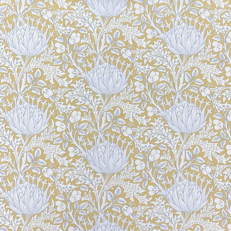 Beautiful Cynara Flower Fabric featuring a vibrant and intricate floral pattern perfect for upholstery and home decor projects