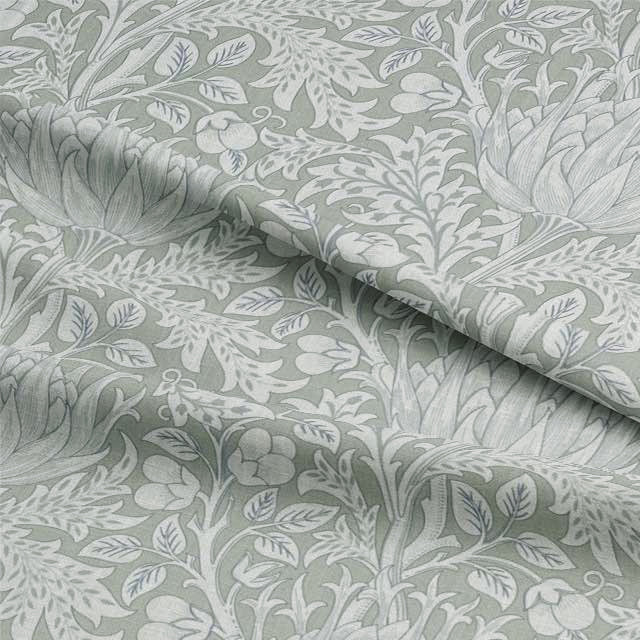 Beautiful Cynara Flower Fabric, a soft and luxurious fabric with a stunning floral pattern perfect for home decor and fashion projects