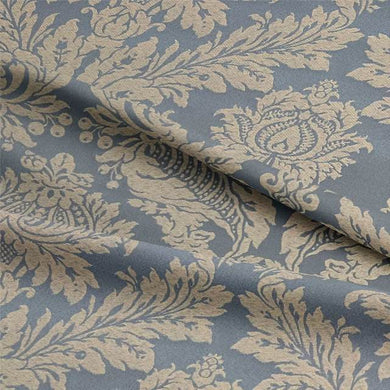 Rich and luxurious damask woven fabric for creating elegant home accents