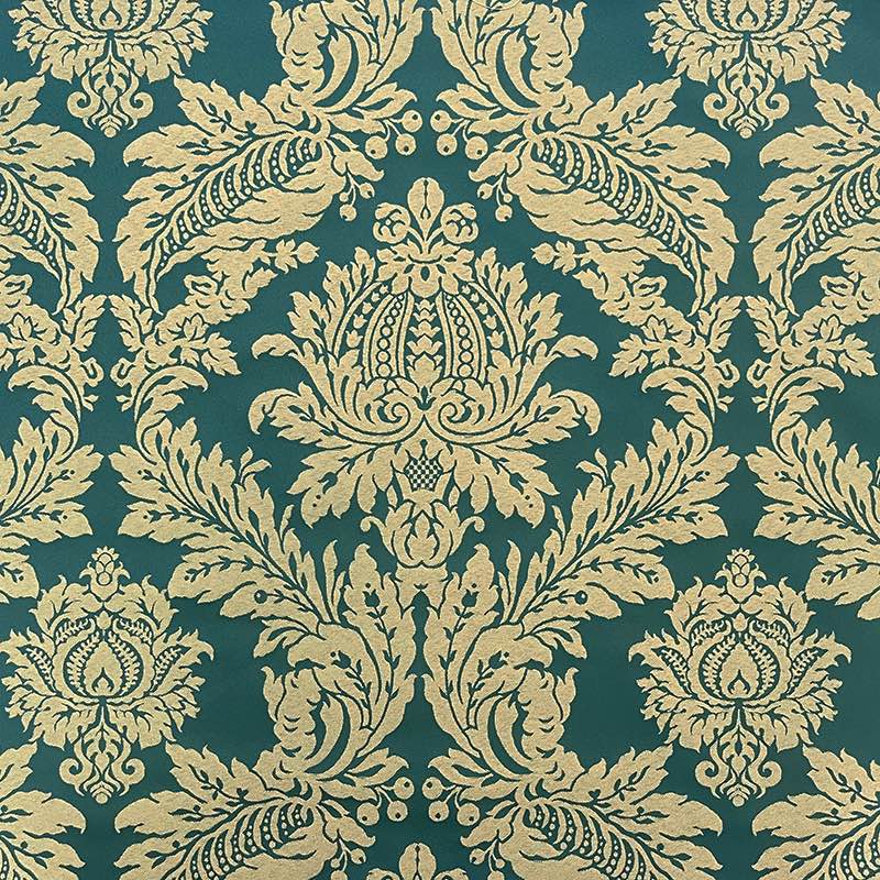 Elegant damask woven fabric with a subtle luster and depth