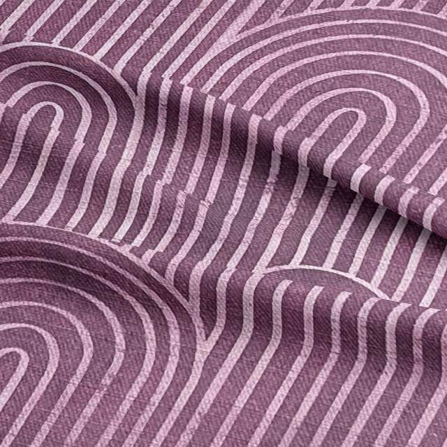Luxurious Deco Arches Curtain Fabric with Timeless Design and Durable Material